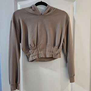 Cropped Corset Hoodie